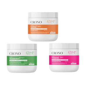 Kit Cronograma Capilar 3 Máscaras 500g Gymp Cosméticos