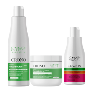 Kit Home Care Reconstrução 500ml Gymp Cosméticos 3 Passos