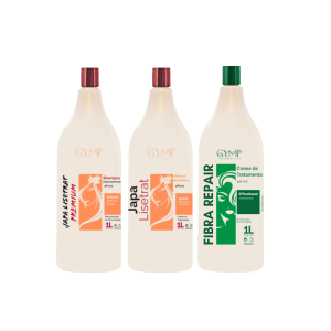 Kit Japa Lisetrat + Fibra Repair 1L Gymp